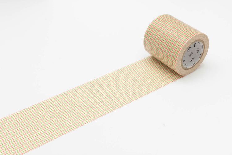 mt Casa 50mm Hougan Green X Orange wide washi tape (MTCA5073) | Washi Wednesday