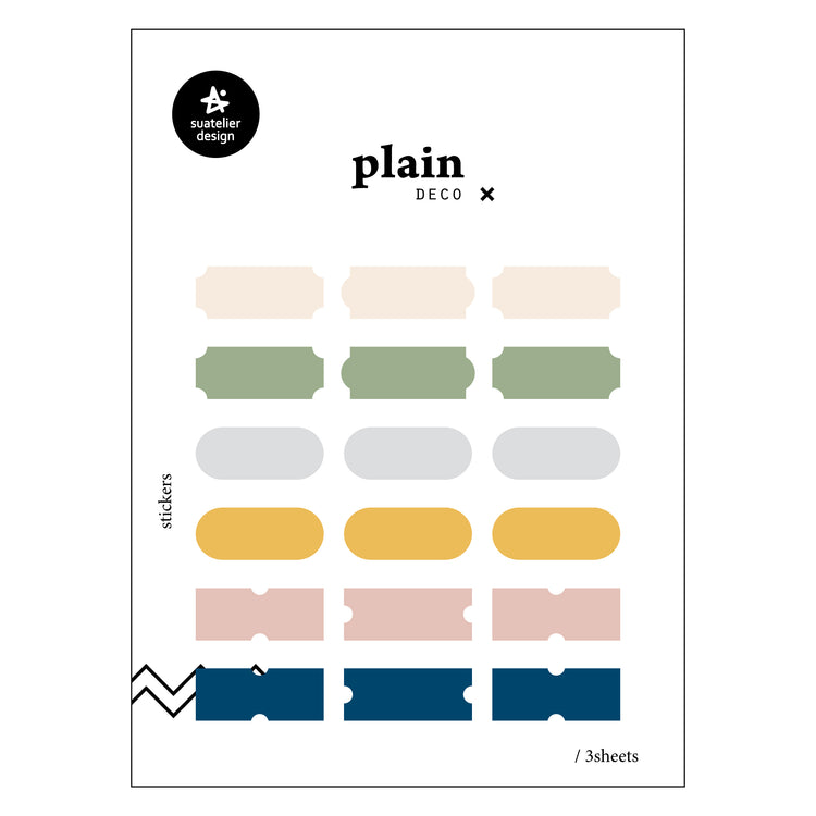 Suatelier Plain.58 Sticker