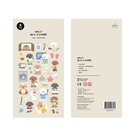 Suatelier Daily Deco Sticker - Cleaning Day