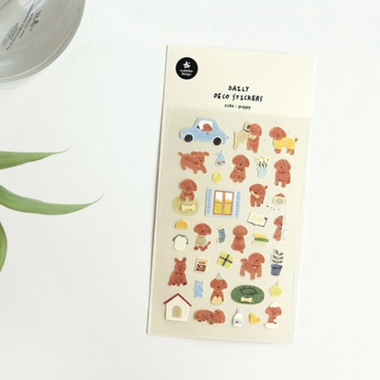 Suatelier Daily Deco Sticker - Puppy