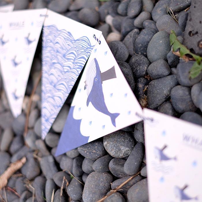 D'Won Bunting Whale Flag