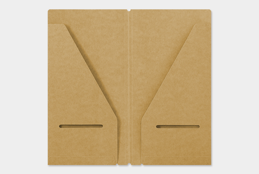 Traveler's Notebook Refill 020 (Regular Size) - Kraft Paper Folder | Washi Wednesday