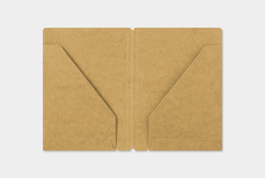 Traveler's Notebook Refill 010 (Passport Size) - Kraft Paper Folder | Washi Wednesday