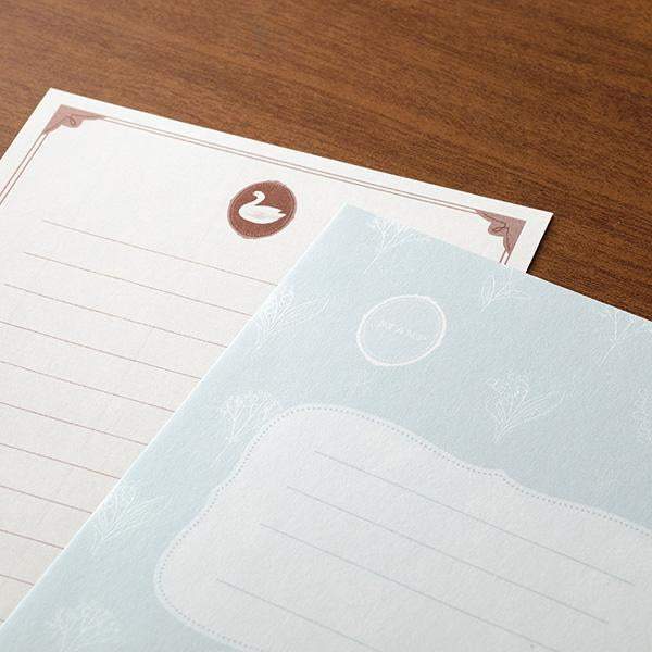 Midori Letter Set Collage - Bird Pattern