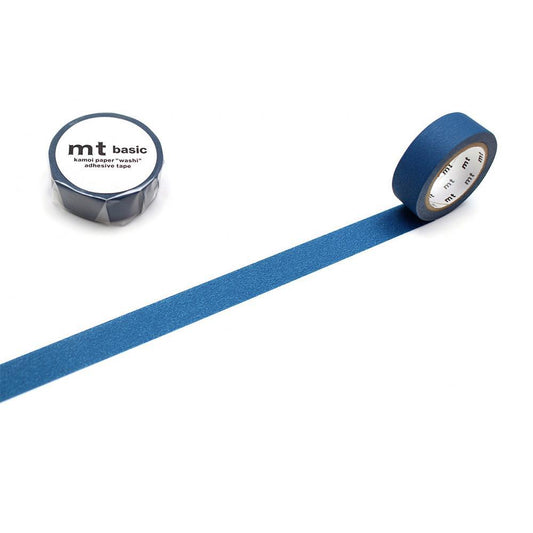 MT Basic Washi Tape Matt Entenblau 7m