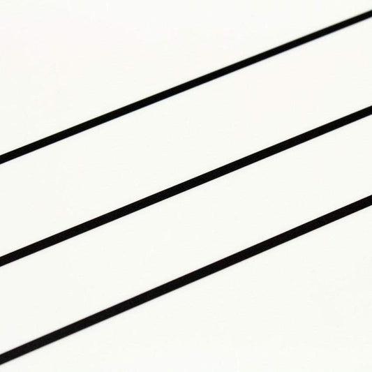 MT Slim 3mm Washi Tape Set Mattschwarz (7m)