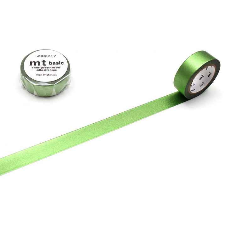 MT Basic Washi Tape High Bright Yellow Green 7m