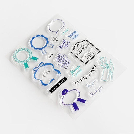 BGM Clear Stamp Wrapping