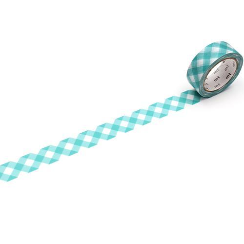 MT Deco Washi Tape Thick Green Checkered