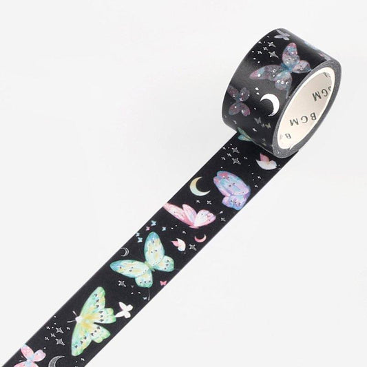 BGM Night Butterfly Washi Tape