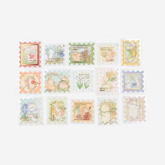 BGM Post Office Animal Forest Flakes Seal