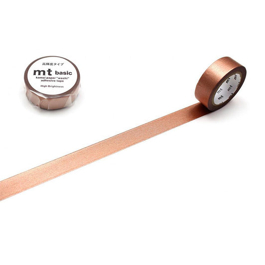 MT Basic Washi Tape Bright Bronze 7m