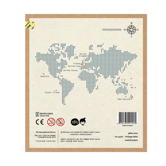 Suatelier Travel Luggage Sticker Pack - Vintage Labels