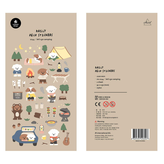 Suatelier Let's Go Camping Sticker