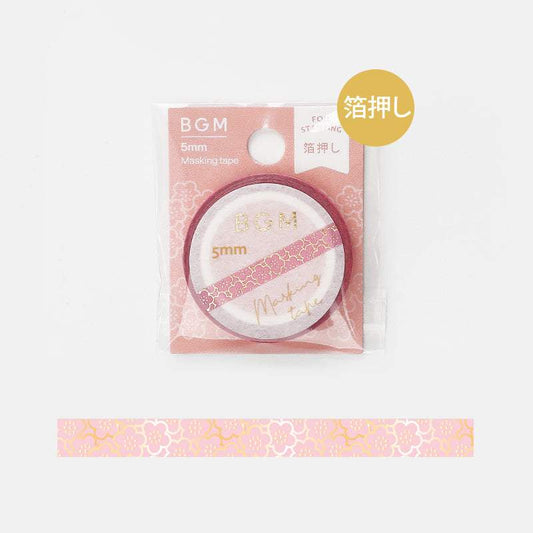BGM Pattern / Plum Washi Tape