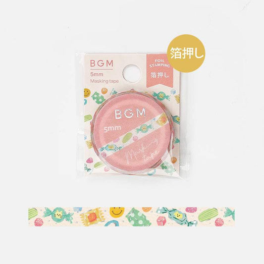 BGM Silver Candy Washi Tape