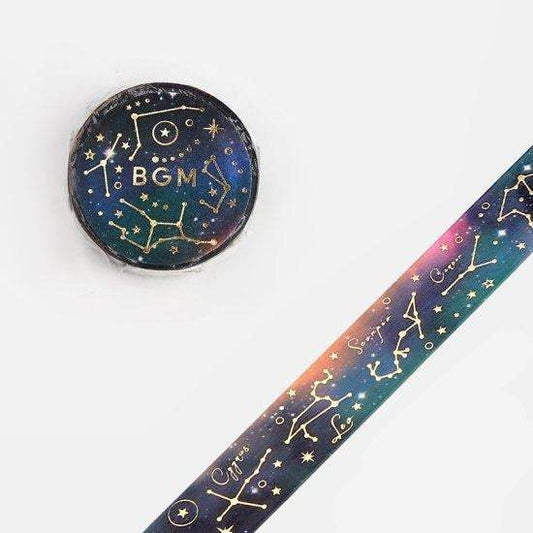 BGM Special Constellation Night Sky Masking Tape