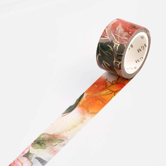 BGM Aquarell Blumen und Rosen Washi Tape