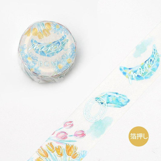 BGM Washi Tape Birth Month / March