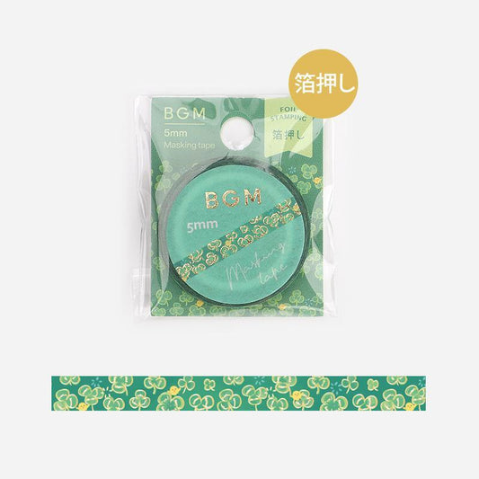 BGM Green Clover Masking Tape