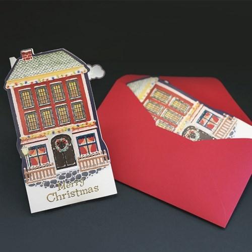D'Won Christmas Santa Town Pop-up Card