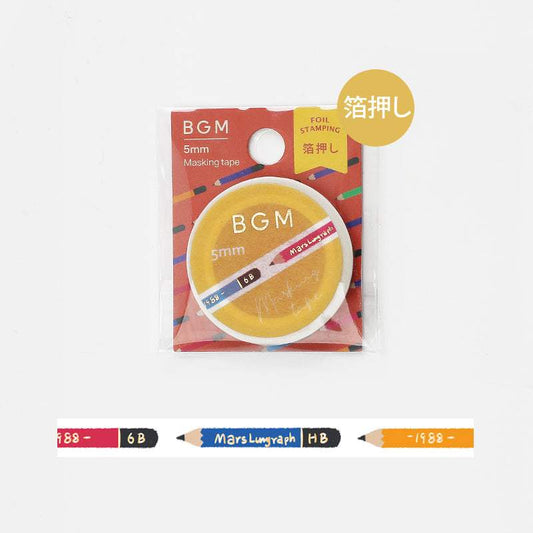 BGM Gold Pencil Washi Tape