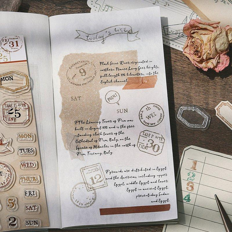 BGM Clear Stamp Vintage Date