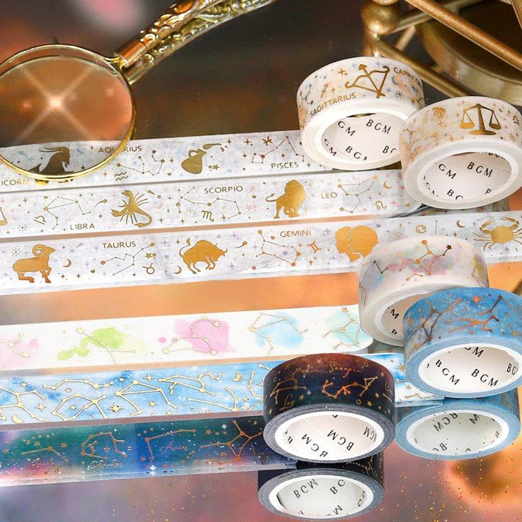 BGM Special Constellation Night Sky Masking Tape
