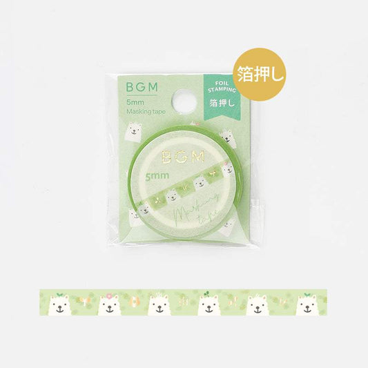 BGM Alpaca Washi Tape