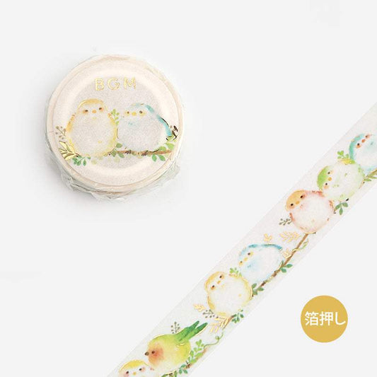 BGM Langschwanzmeise Washi Tape