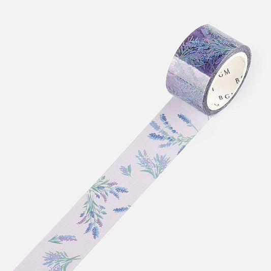 BGM Flower Purple Pet Washi Tape