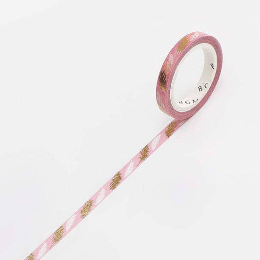 BGM Gold Feathers Washi Tape