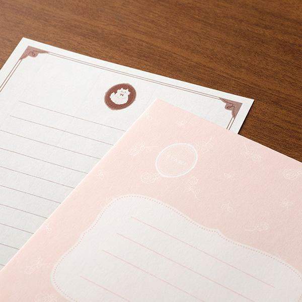 Midori Letter Set Collage - Cat Pattern