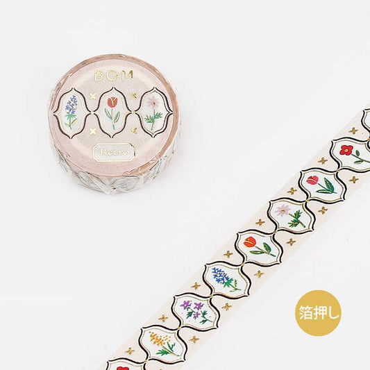 BGM Retro Light Washi Tape