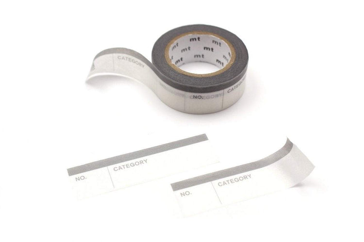 MT Perforated Label Tape Number & Category