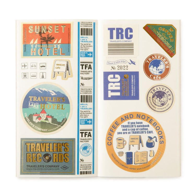Traveler's Notebook Refill Sticker Release Paper