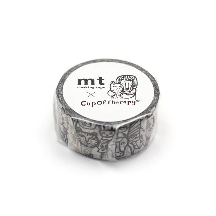 MT x Scandinavian Washi Tape Cup Of Therapy Animals 7m
