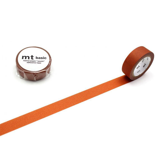 MT Basic Washi Tape Matt Orange 7m
