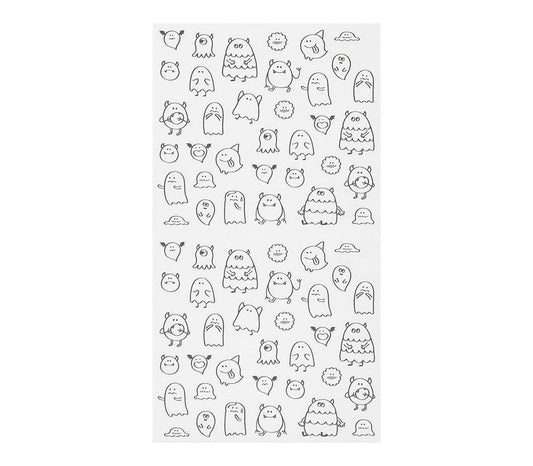 Midori Notebook Stickers - Talking Monsters
