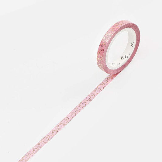 BGM Pattern / Plum Washi Tape