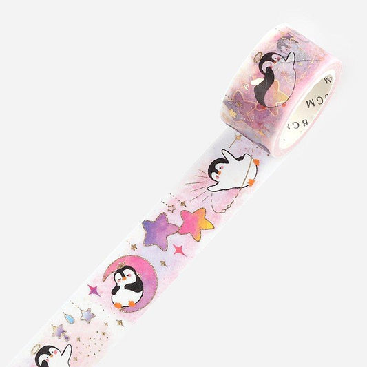 BGM Penguins Village, Stars And Moon Washi Tape