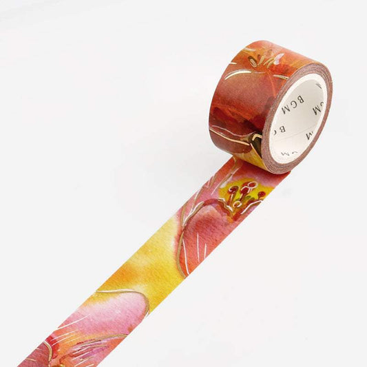 BGM Aquarell Blume, Tulpe Washi Tape