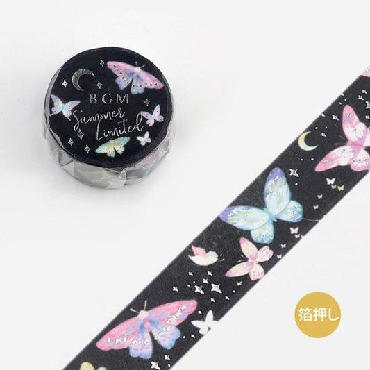 BGM Night Butterfly Washi Tape