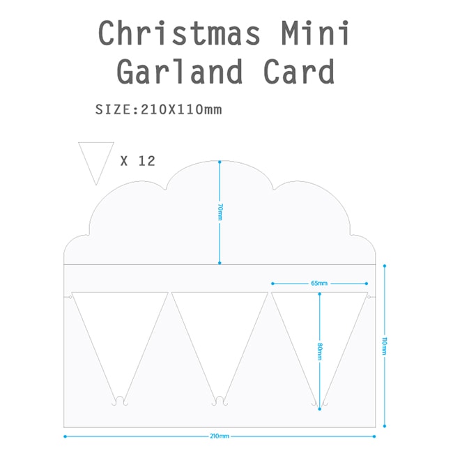 D'Won Bunting Gold Christmas