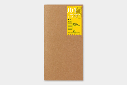 Traveler's Notebook Refill 001 (Regular Size) - Ruled