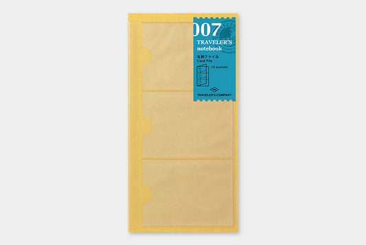 Traveler's Notebook Refill 007 (Regular Size) - Card File | Washi Wednesday