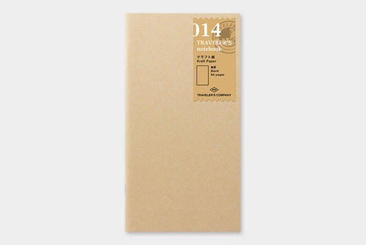 Traveler's Notebook Refill 014 (Regular Size) - Kraft Paper | Washi Wednesday