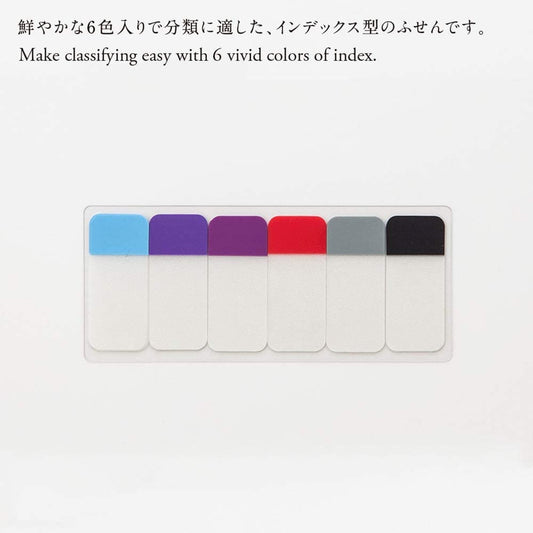 Stalogy Short Sticky Notes 6 colors B