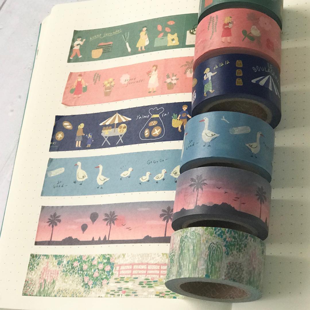 The first wide washi tapes from Dailylike.