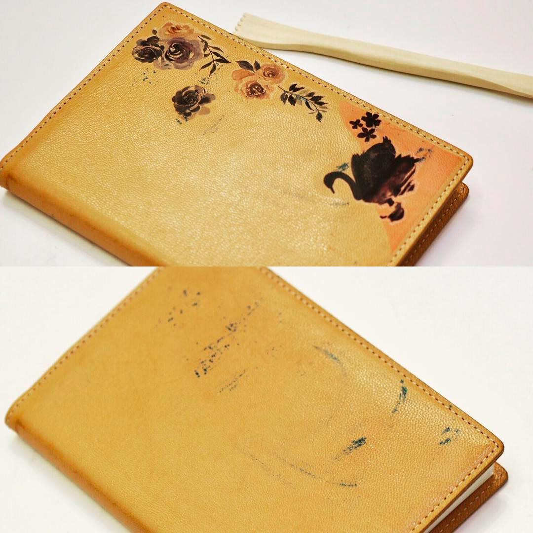 Creative Way to fix a leather book